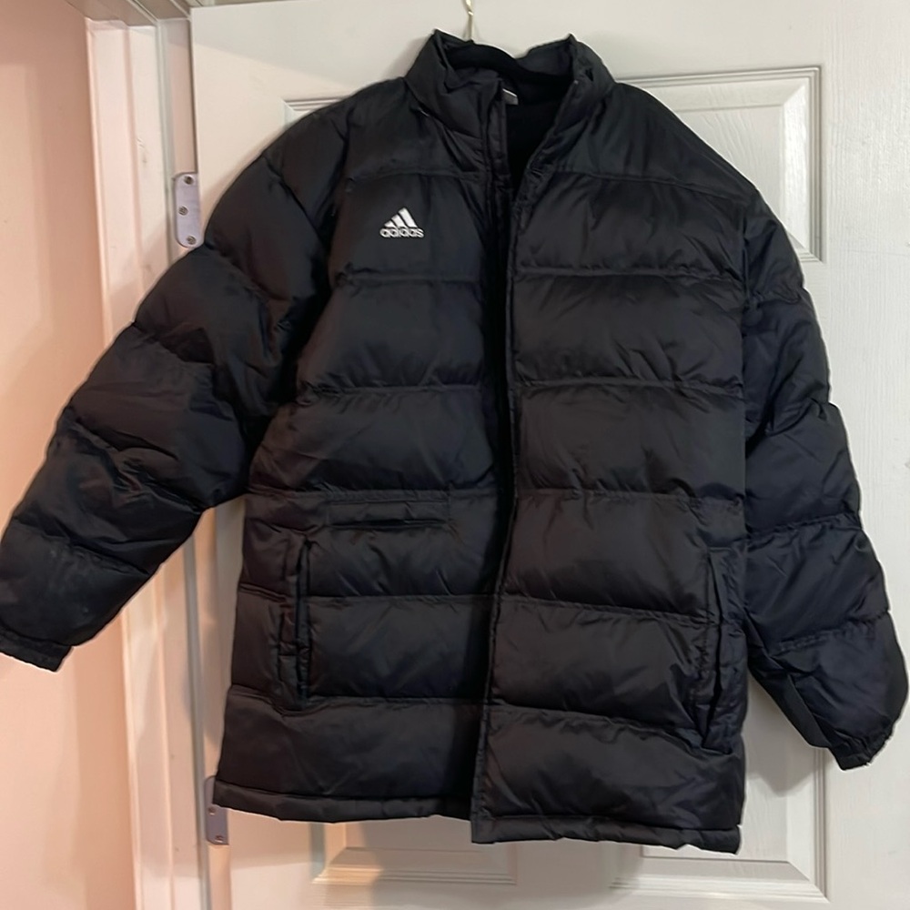 Black adidas men’s Winter coat